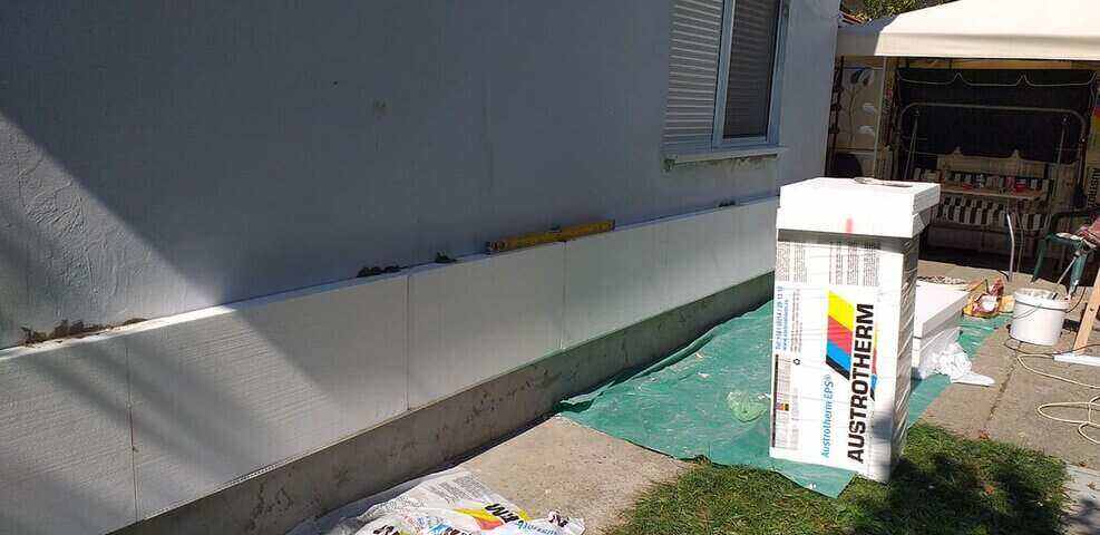 Lepljenje stiropora na fasadu kuće